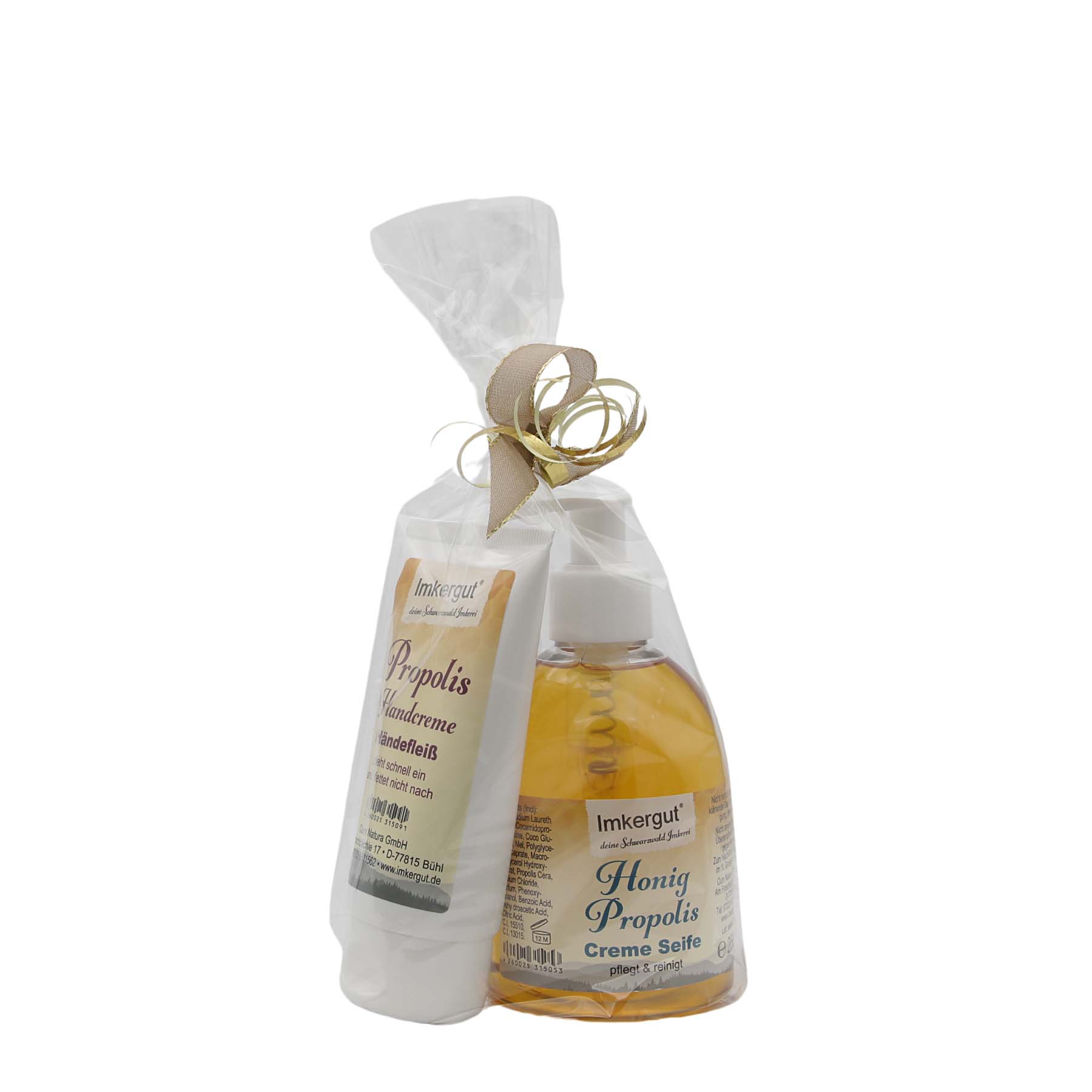 Samtweiche Händeset aus Propolis Handcreme und Honig Propolis Creme Seife